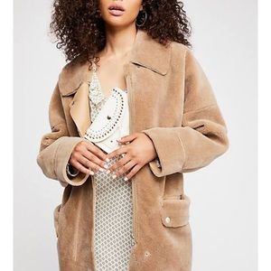 Faux fur coat